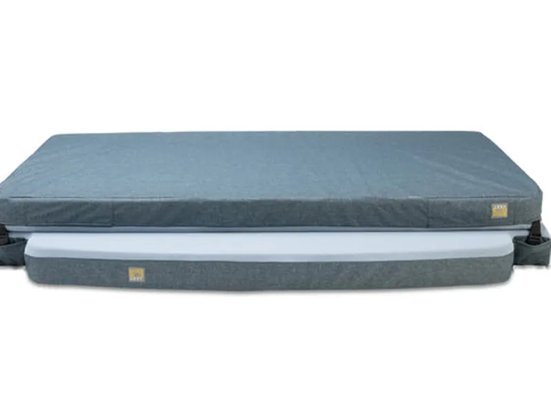 Hest Sleep System foam vehicle-camping mattress laid out in an SUV